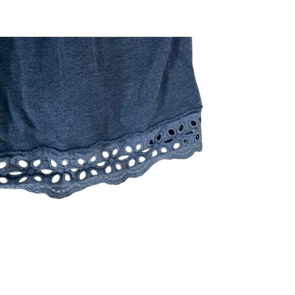 "Pink" RARE Vtg. Babydoll Dress Eyelet Trim Pink Dog Sundress Y2K Style SZ L - Picture 8 of 15